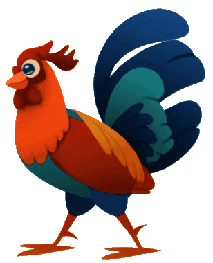Fair Oaks Brew Pub rooster mascot